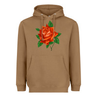 Toasted Coconut tropicana rose Heavyweight Hoodie - LillyAllenDesigns