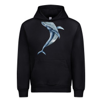 Foreset Green humpback whale jumping Urban Hoodie - BarkalooDesign