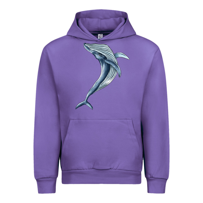 Humpback Whale Jumping Urban Hoodie by BarkalooDesign | Teevron