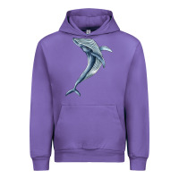 Tulip humpback whale jumping Urban Hoodie - BarkalooDesign