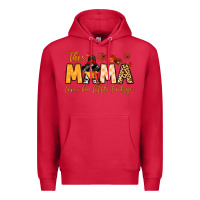 Cardinal this mama loves her little turkeys Premium Hoodie - MaliasSmallBusiness