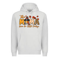 Dove Grey this mama loves her little turkeys Premium Hoodie - MaliasSmallBusiness