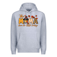 Heather Grey this mama loves her little turkeys Premium Hoodie - MaliasSmallBusiness