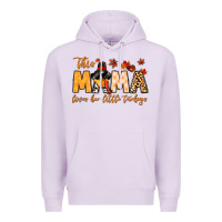 Lilac this mama loves her little turkeys Premium Hoodie - MaliasSmallBusiness
