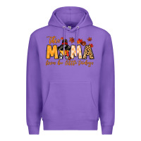 Purple this mama loves her little turkeys Premium Hoodie - MaliasSmallBusiness