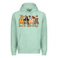 Seafoam this mama loves her little turkeys Premium Hoodie - MaliasSmallBusiness