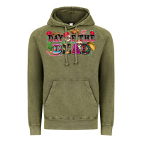 Vintage Olive day of the dead Vintage Hoodie - texasbilliewilder