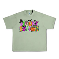 Oil Green Spooky Season Urban Heavy Tee - texasbilliewilder