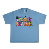 Pebble Blue Spooky Season Urban Heavy Tee - texasbilliewilder