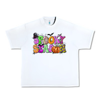 White Spooky Season Urban Heavy Tee - texasbilliewilder