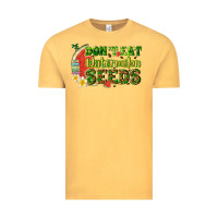 Vintage Mustard dont eat watermelon seeds with summer Vintage Tee - texasbilliewilder