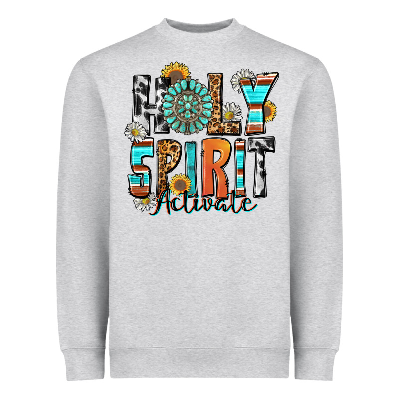 Holy Spirit Activate Heavyweight Sweatshirt by Zillion Design Studio | Teevron