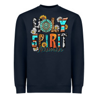 Navy holy spirit activate Heavyweight Sweatshirt - Zillion Design Studio