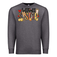 Charcoal Heather softball sister Premium Sweatshirt - MaliasSmallBusiness