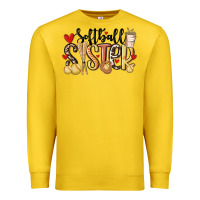 Lemon softball sister Premium Sweatshirt - MaliasSmallBusiness