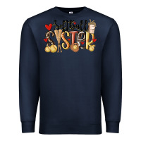 Navy softball sister Premium Sweatshirt - MaliasSmallBusiness