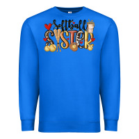 True Royal softball sister Premium Sweatshirt - MaliasSmallBusiness