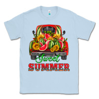 Dusty Blue sweet summer watermelon and truck Classic Tee - HRA Design Shop