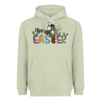 Matcha cross rabbit gnomes happy easter Heavyweight Hoodie - Jasminsmagicworld