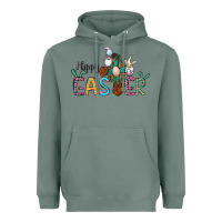 Sage cross rabbit gnomes happy easter Heavyweight Hoodie - Jasminsmagicworld