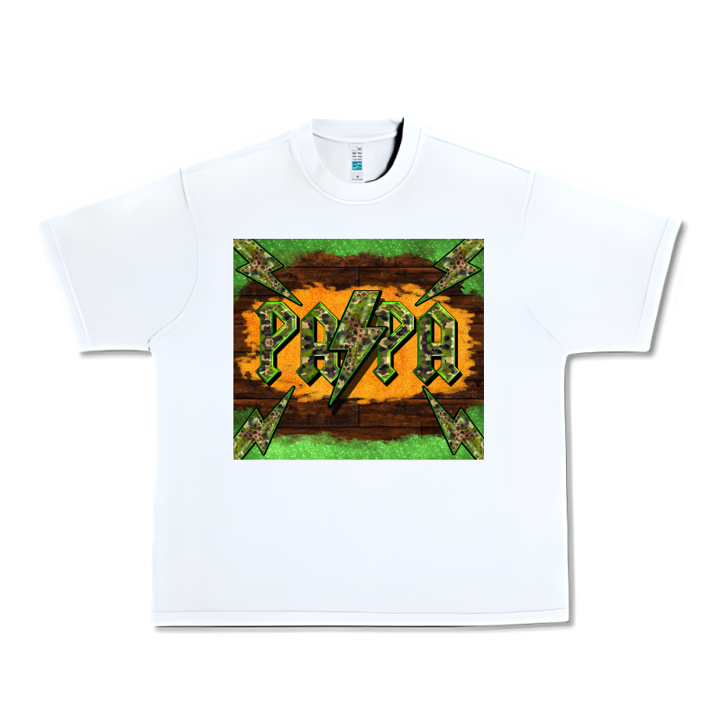 Papa  Lightning Camouflage Urban Heavy Tee by BarkalooDesign | Teevron