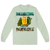 Matcha drinking buddies with beer Long Sleeve Tee - HRA Design Shop