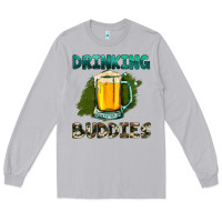 Moon Dust drinking buddies with beer Long Sleeve Tee - HRA Design Shop