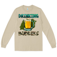 Mushroom drinking buddies with beer Long Sleeve Tee - HRA Design Shop