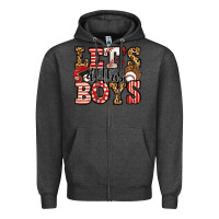 Charcoal Heather let's do this boys baseball Zipper Hoodie - Jasminsmagicworld
