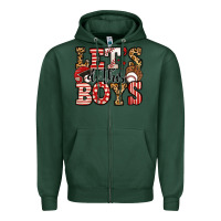 Sports Green let's do this boys baseball Zipper Hoodie - Jasminsmagicworld