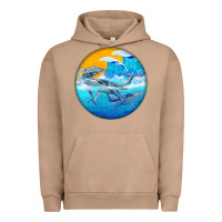 Pigment Burro humpback whale Urban Hoodie - BarkalooDesign