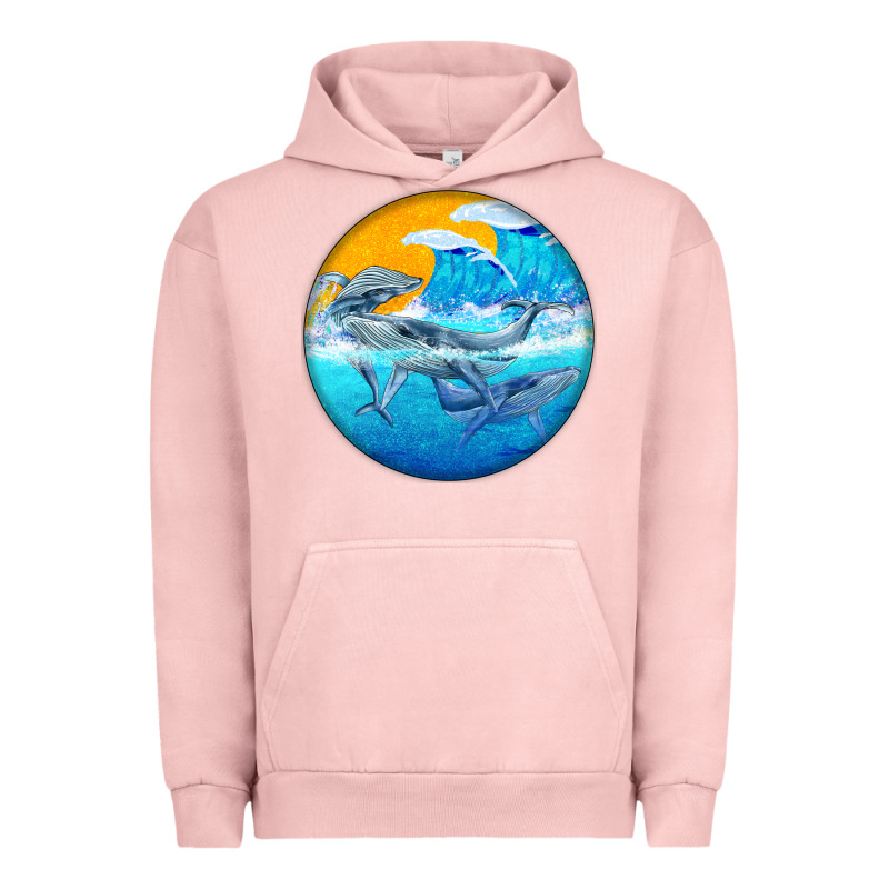Humpback Whale Urban Hoodie by BarkalooDesign | Teevron