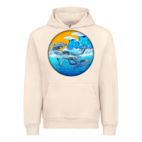 Sandshell humpback whale Urban Hoodie - BarkalooDesign