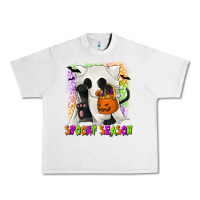 Lunar Rock Spooky Season Ghost Cat Urban Heavy Tee - texasbilliewilder