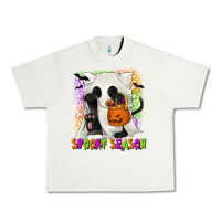 Pistachio Spooky Season Ghost Cat Urban Heavy Tee - texasbilliewilder