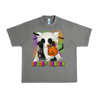 Tornado Spooky Season Ghost Cat Urban Heavy Tee - texasbilliewilder