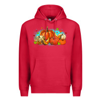 Cardinal thankful pumpkins Premium Hoodie - MaliasSmallBusiness