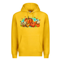 Lemon thankful pumpkins Premium Hoodie - MaliasSmallBusiness