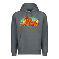 Rock thankful pumpkins Premium Hoodie - MaliasSmallBusiness