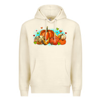 Sandshell thankful pumpkins Premium Hoodie - MaliasSmallBusiness