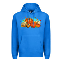 True Royal thankful pumpkins Premium Hoodie - MaliasSmallBusiness