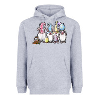 Heather Grey easter bunny gnomes Heavyweight Hoodie - Jasminsmagicworld