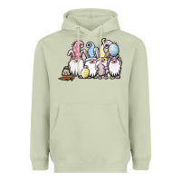 Matcha easter bunny gnomes Heavyweight Hoodie - Jasminsmagicworld