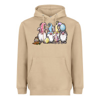 Mushroom easter bunny gnomes Heavyweight Hoodie - Jasminsmagicworld
