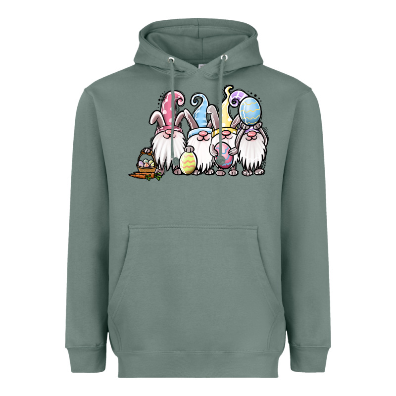 Easter Bunny Gnomes Heavyweight Hoodie by Jasminsmagicworld | Teevron
