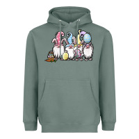Sage easter bunny gnomes Heavyweight Hoodie - Jasminsmagicworld