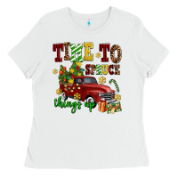 White time to spruce things up Ladies Tee - AdoDesignShop