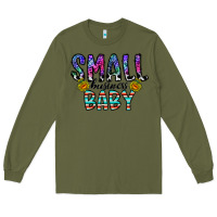 Army Green small business baby Long Sleeve Tee - CowhideDigitalArt