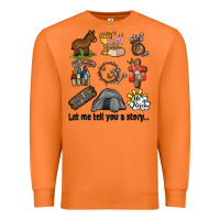 Carrot let me tell you a story Premium Sweatshirt - MaliasSmallBusiness