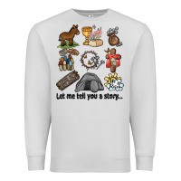 Dove Grey let me tell you a story Premium Sweatshirt - MaliasSmallBusiness